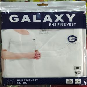 GALAXY RNS FINE VEST (BANIYAN) MENS COTTON PACK OF 1 PIECE GM-102 SIZE 80/85/90/95/100 AVAILABLE BLT